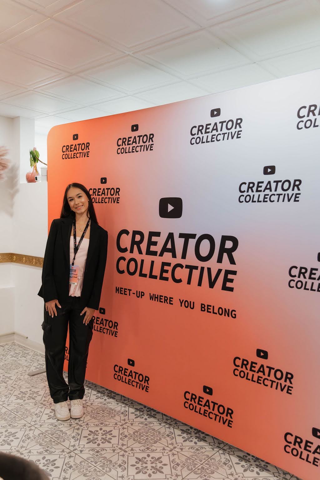 Helen at a Creator Collective meet-up